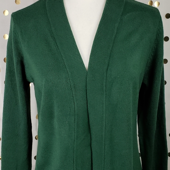 Carolyn Taylor Green Open Cardigan - Picture 3 of 9